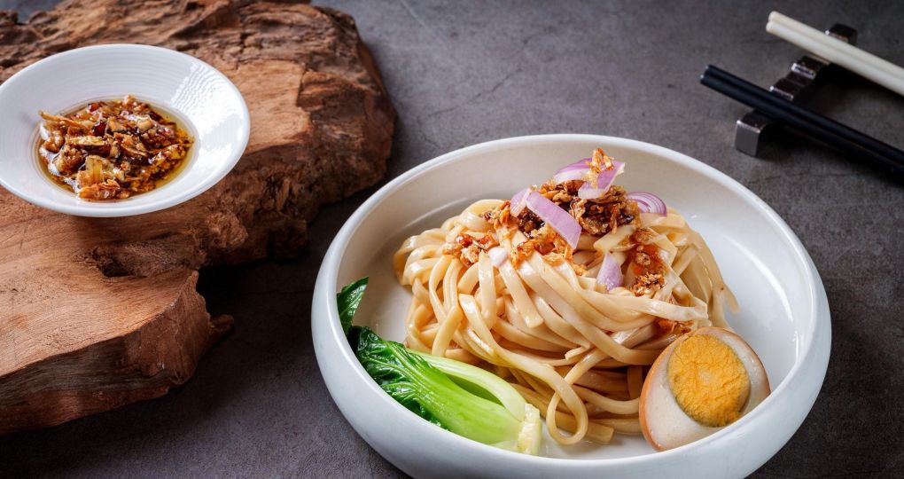 桃花林｜蔥油醬．冷凍乾拌麵